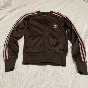 Pink & brown adidas jacket #28